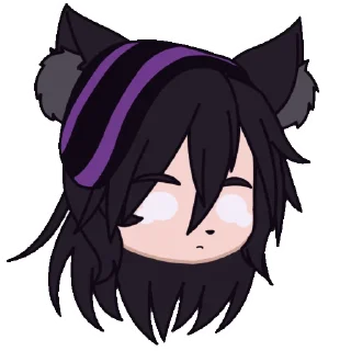 Стикер _._purple.cat_._ - 0