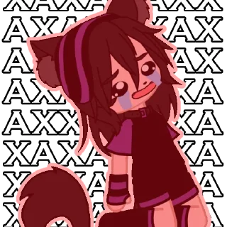 Стикер _._purple.cat_._ - 9