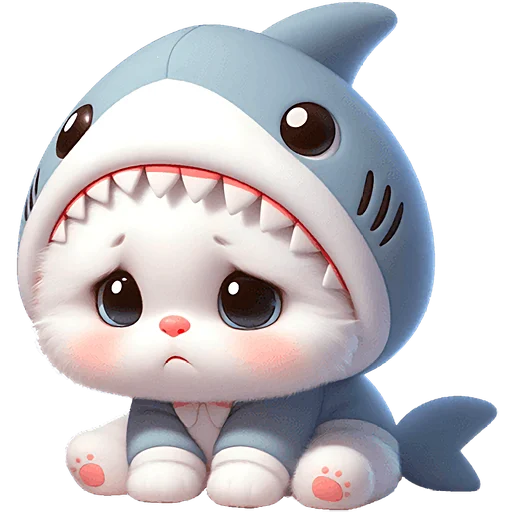 Sticker Pus_sharks2_Nyasticks - 1