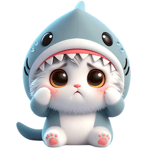 Sticker Pus_sharks2_Nyasticks - 1