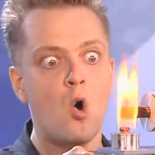 candle person human face