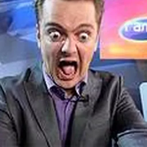 person human face suit