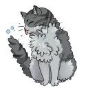 Стикер Fluffy Pussies - 9