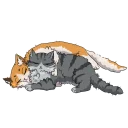 Стикер Fluffy Pussies - 4