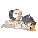 Стикер Fluffy Pussies - 7