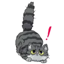 Стикер Fluffy Pussies - 1