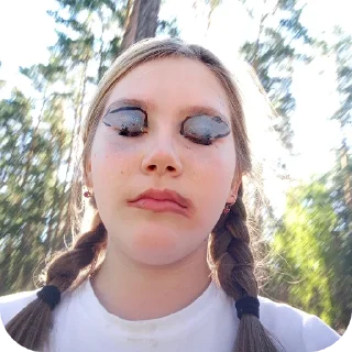 Sticker Дуры обсранные☠️ - 1