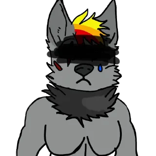 Стикер Jay/Pyro (@JayTheFurrySnowpup) - 9