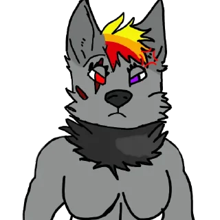 Стикер Jay/Pyro (@JayTheFurrySnowpup) - 8