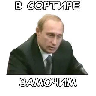 Стикер Путин - 8