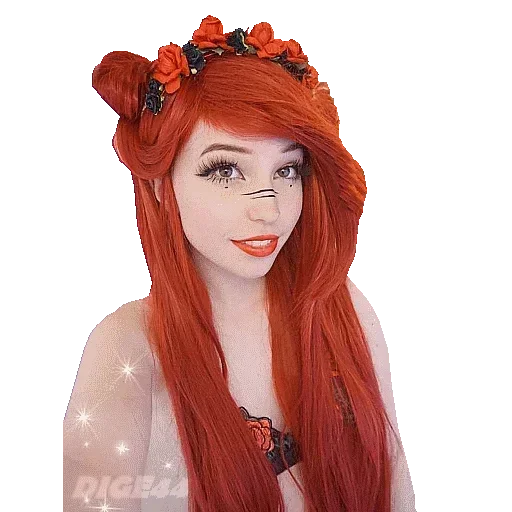 человеческое лицо модный аксессуар шиньон