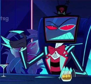 Стикер Отель Хазбин 
От @CIPHER_Kill @Femoji - 8