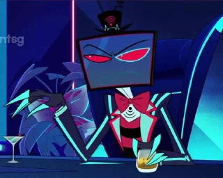 Стикер Отель Хазбин 
От @CIPHER_Kill @Femoji - 5