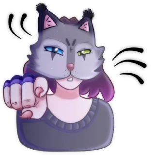 Стикер Quadrobic_character (@Aksimika_arts) - 1