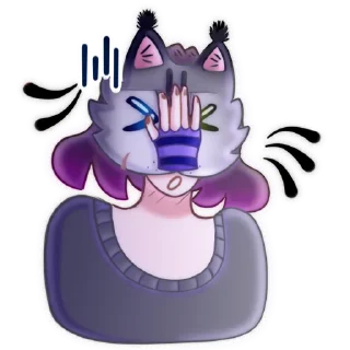 Стикер Quadrobic_character (@Aksimika_arts) - 8