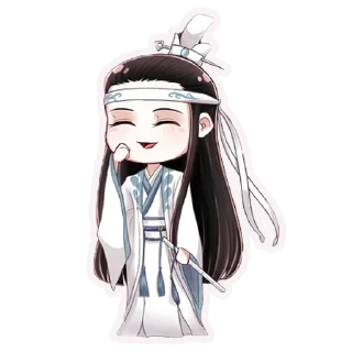 Стикер @anime_stickerr Магистр дьявольского культа - 9