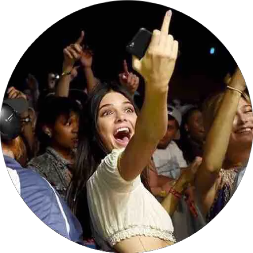 person human face clothing