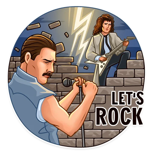 Стикер Queen_Freddie - 1