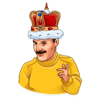 Sticker Freddie Mercury - 3