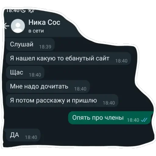 Стикер Nikisash x razЪeb - 10