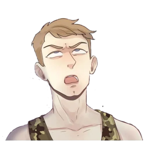 sketch cartoon human face