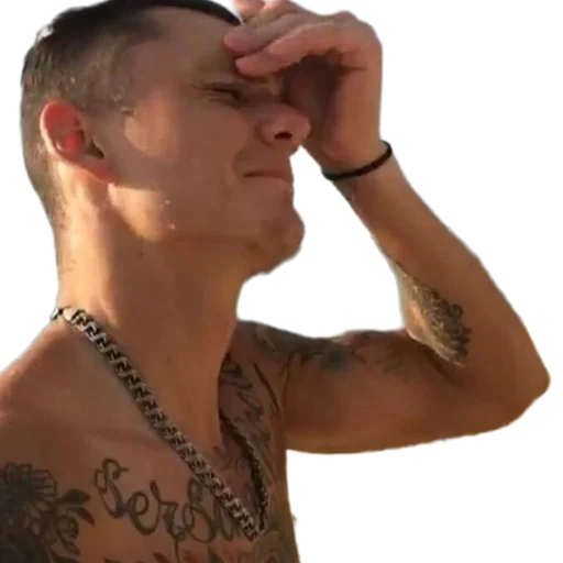 татуировка Человек шея