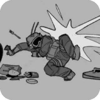 Sticker ROACH! CoD - 8