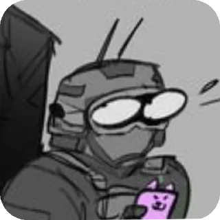 Sticker ROACH! CoD - 1