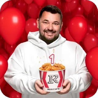 Стикер @ROSTICSru - 2