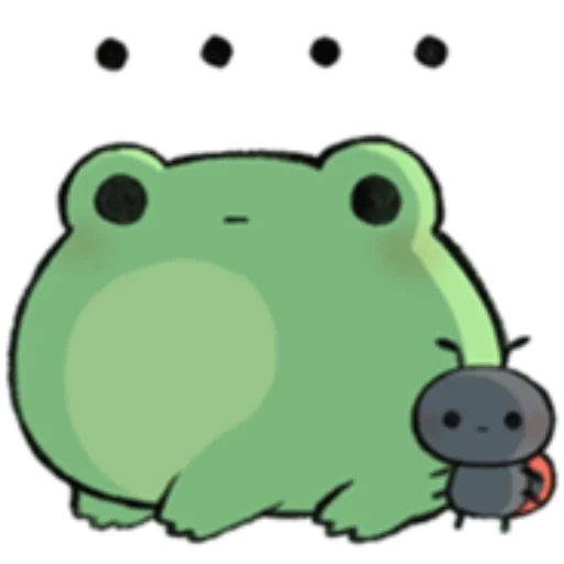 Стикер ROUND FROG FRIENDS @nyakwii - 9