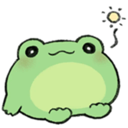 Стикер ROUND FROG FRIENDS @nyakwii - 7