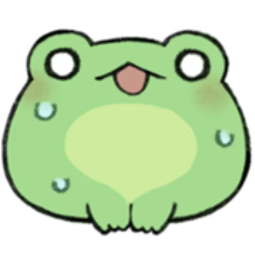 Стикер ROUND FROG FRIENDS @nyakwii - 6