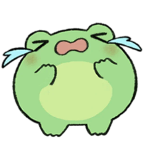 Стикер ROUND FROG FRIENDS @nyakwii - 5