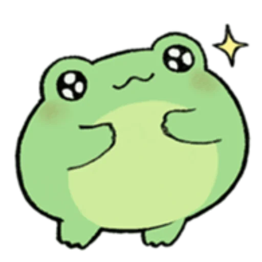 Стикер ROUND FROG FRIENDS @nyakwii - 1