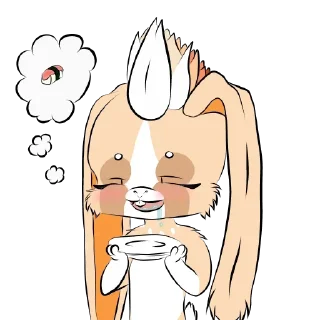 Sticker Rabbit Time @stickersb2b - 2