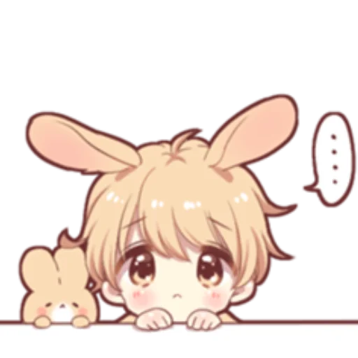 Sticker Rabbit boy @nyakwii - 9