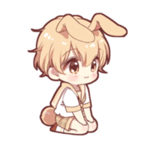 Sticker Rabbit boy @nyakwii - 5
