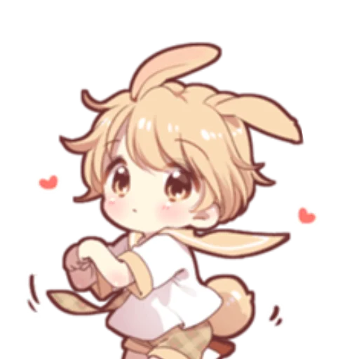 Sticker Rabbit boy @nyakwii - 4