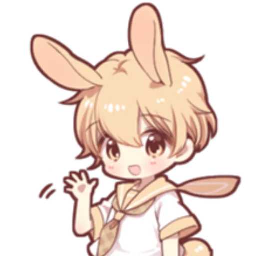 Sticker Rabbit boy @nyakwii - 1