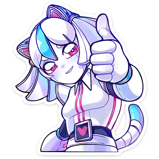 Sticker RabochiNyasticks - 1