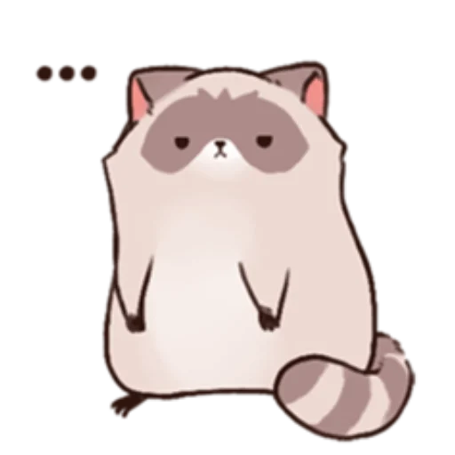 Racc-Kun @nyakwii - cartoon