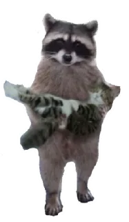 Sticker Енот - 3