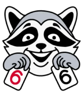 Стикер Стикеры для нас двоих  - "Raccoon" - 1