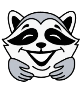 Стикер Стикеры для нас двоих  - "Raccoon" - 6