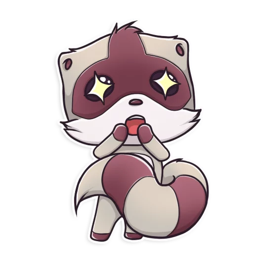 Стикер Jessie Racoon - 11