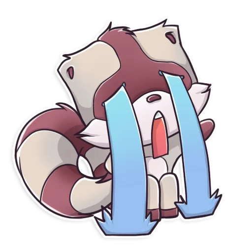 Стикер Jessie Racoon - 8