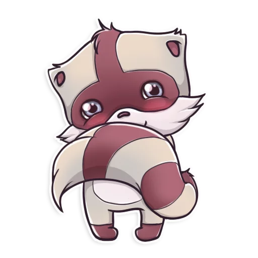 Стикер Jessie Racoon - 4