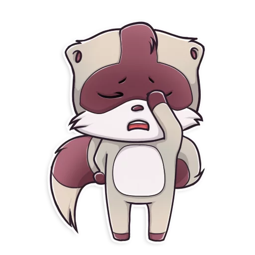 Стикер Jessie Racoon - 1