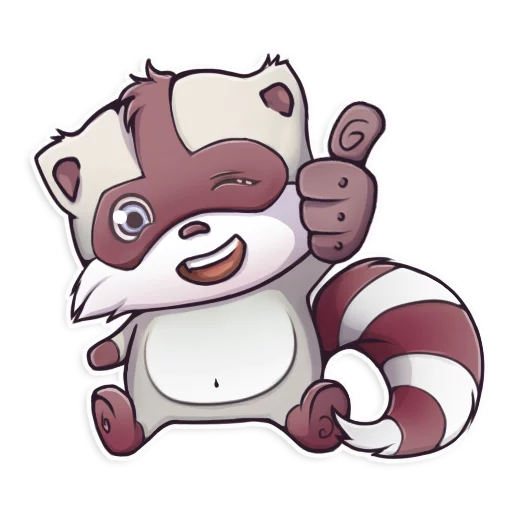 Стикер Jessie Racoon - 0