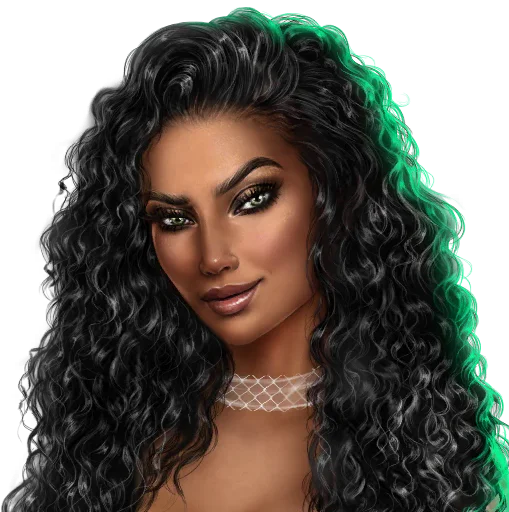 human face clothing ringlet